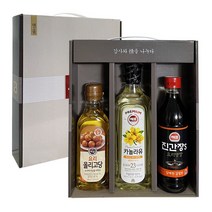 (다떨이몰)명품오일기프트 3종세트 선물세트 1세트 해표카놀라유+올리고당+진간장 2022년 명절선물세트 식용유선물세트, 3개