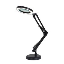 링라이트 LED 2관절 돋보기 스탠드 USB 확대경 독서등 - 2023968EA, 화이트, 본상품선택
