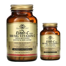 솔가 중성 비타민C 500mg 100정 식물성 베지캡슐 비건 로즈힙 글루텐프리, 3개