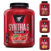 BSN 신타6 아이솔레이트 딸기 초코 바닐라 외 5가지 맛 신타식스 SYNTA6 프로틴 단백질 보충제 1.82 kg 48 서빙, 바닐라맛 1.82 kg