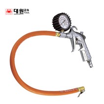 대원금속 타이어게이지 DW-203A 일반용 220psi 국산 공기압 측정기 특허