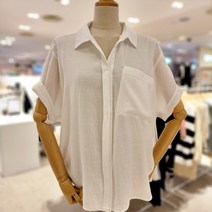 TT뜨개질 빅포켓포인트 셔츠형블라우스(T22WSH41AX)