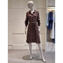 올리비아로렌 NEW. 체크 코트 VOCOAYF7351