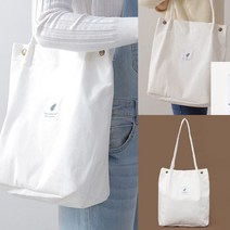 코듀로이 숄더백(화이트) 초등소풍가방 영어학원가방 중학교가방