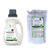 [이엠] EM세탁세제(본품+리필) 3배농축 발효추출물 유아 83회분 자연유래 드럼겸용 계면활성제, 2개, 1000ml, 800ml