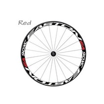 자전거커버 자전거스티커 자전거데칼 다색 자전거 바퀴 반사 스티커 데칼 사이클링 안전 수호자 액세서리, Red