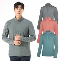 [콜핑] 콜핑 남성 가을 멜란지 집업티셔츠 소로칸(남) KTT4340M