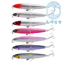 루어점빵 고스트 싱킹 펜슬베이트 배스루어, 24g, C.고추장