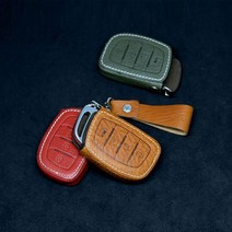 [천삼백케이] [이지스] 올뉴투싼 자동차키케이스 리츠 스마트키홀더, 리츠 600 올리브+스트랩