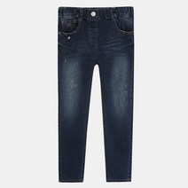 [인디고뱅크키즈] 인디고키즈 NC02 스톤 워싱 스키니 데님 IKTJ218S2