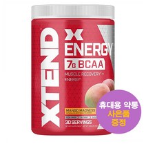 사이베이션 엑스텐드 에너지 7g BCAA 망고 30서빙 Scivation Xtend Energy 사은품 증정, 1개