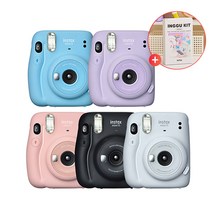 인스탁스 미니11 + 인꾸키트증정 폴라로이드카메라 / 즉석카메라 본사직접운영 64870, 차콜그레이