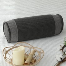 순면 시원한 메밀베개 낮잠베개/반달베개/땅콩베개, 02.광목 원형 (대) 메밀베개, 차콜