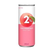 칠성 갈증해소 아미노산 2%부족할때 복숭아 캔 스포츠음료 이온음료 240ML 30개, 27세트