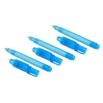 GHSHOP 3pcs 보이지 않는 잉크 스파이 펜 자외선 마커 드로잉 보드, 다색, 플라스틱