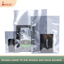 스키 스노우보드 가방 스키부츠가방 캐리어 100Pcs 정전기 방지 차폐 백 ESD 오픈 탑 패키지 전자 액세서리 보관 포장, [04] 60x100mm
