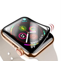 워치 시리즈 3 용 볏이 있는 부드러운 유리 38mm 1 개입