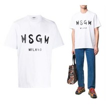 MSGM MSGM 로고 남성 반팔티셔츠2840MM97 207098 01