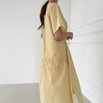 신세계TV쇼핑 [옷자락] 여자 여름 임부복 등원룩 통풍 스트링 반팔 롱원피스