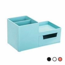 델리 멀티 수납함 8907 오거나이저 연필꽂이_00ea, 8907BL 블루