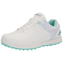 스케쳐스 Skechers 남자 남성용 고 피벗 스파이크리스 골프화 운동화 스니커즈 신발 화이트/멀티 스플래시 프린트