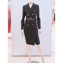 셀러허브 1 미니멈 NC09 금장 더블버튼 카라원피스 MWAGWO1100