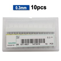 3.175 생크 카바이드 PCB 드릴 비트 10 개 인쇄 회로 기판용 미니 CNC 세트 마이크로 조각 엔드밀 1mm 2mm, 07 0.3mm
