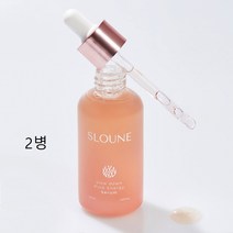 슬로운 슬로우 다운 핑크 에너지 세럼 아이리쉬모스 카라기난추출물 지친피부 생기 에너지 세럼 8종 히알루론산 병풀추출물 마데카소사이드 시카 성분 고보습 케어, 2병, 50ml