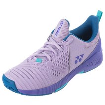 요넥스 옴니클레이 코트용 테니스화 여성 파워 쿠션 소니 케이지 3 GC SHTS3 LGC-215 라일락 SHTS3LGC-215