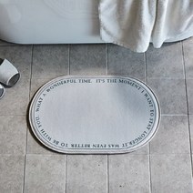 [모던하우스] 강남점 레터링 오벌발매트 41*65cm / GNBG2022063GN