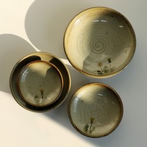 국산 도자기 모리 민들레 원접시 4종, 1호