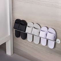 시나몬샵 스테인레스 실내화 슬리퍼 꽂이 거치대 걸이 (3인), 단품