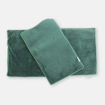 프리미엄 원적외선 맥반석 황토세라믹 전기 온열 찜질기 찜질팩 포레스트그린 소형