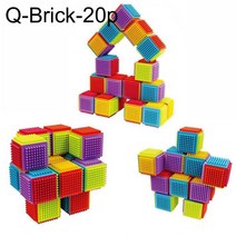 유아장난감 리틀 히어로 Q브릭 20P 아동블럭-72394EA, GC_ 본상품선택