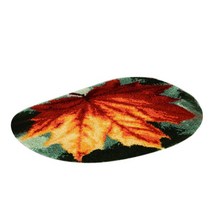 키트 DIY 깔개 카펫 공예 쿠션 자수 세트 성인 뜨개질, 아크릴, 메이플 리프