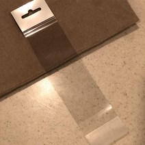 무지 핸드메이드 악세사리택 / OPP봉투 지퍼백 (별도) 목걸이택 귀걸이택 소량 정사각택 키링택 간식포장지 긴택, 헤다 OPP봉투 (5x14.5cm)-택은 별도구매입니다, 100개