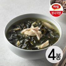 하림 남도식 닭미역국 400g 4봉, 단품