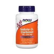 NOW Foods Indole-3-Carbinol I3C 나우푸드 인돌-3-카비놀 I3C 200mg 60캡슐