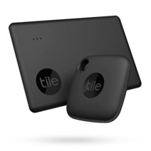 Tile 메이트(2022) 블루투스 트래커 키 파인더 및 휴대폰 가방 등을 위한 아이템 로케이터 최대 250피트 범위 워터프루프 iOS 안드로이드 호환 (2개입), Mate Black / 3-pack