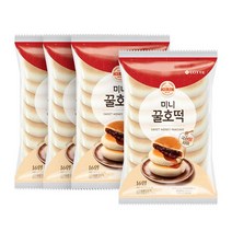 기린 미니꿀호떡 4봉 방학 초등학생 아이들 간식 유치원 사무실 롯데제과 가을 당충전, 20개
