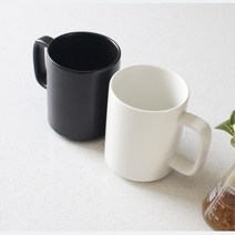 심플 톤다운 롱머그컵 카페머그 집들이 판촉머그컵 겨울머그컵 북유럽머그컵 남친선물, 블랙