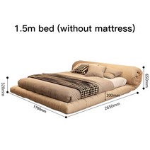 라왕합판테이블 원목수납함 우드테이블 라왕합판 북유럽 디자인 침대 킹 사이즈 프레임 일본식 카마 이탈리아 침실 세트 가구 기숙사 조명 2 인용 레티, 15m bed