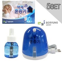 보령제약 액체훈증기+액체전자모기향 세트(코드형), 5세트