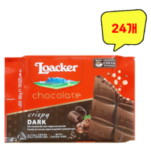 로아커 초콜릿 크리스피 다크 50g x 24개, 1개
