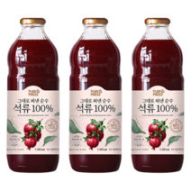 퓨어프레스 그대로짜낸 순수석류 100% 주스, 1L, 36개