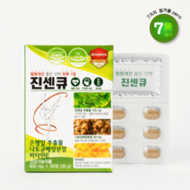 진센큐 은행잎 나토키나제 영양제, 600mg, 60정