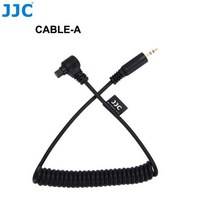 JJC 카메라 원격 연결 코드 셔터 릴리스 케이블 어댑터 캐논 EOS 850D T8i 1D 마크 II 6D 5D 7D, CABLE-A, One Size