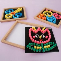미니플레이콘액자만들기5인용-도트아트(6종-선택1), 잠자리