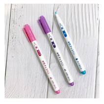 토이앤스티치/일본 크로바 수성펜-가는타입 원단펜 수예용펜 퀼트 프랑스자수 십자수, 수성펜-가는타입-핑크(24-426)