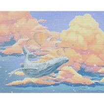 DIY 비즈 캔버스 보석십자수 아름다운 풍경 꿈의나라